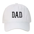 thumbnail image 3 of HNMKIU Embroidered Baseball Cap for Father's Day Featuring Classic DAD Design on Adjustable Style Hat White,One Size, 3 of 3