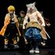 thumbnail image 3 of Caliente Demon Slayer figura juguete Kamado Nezuko Kamado Tanjirou Agatsuma Zenitsu Hashibira Inosuke Pvc MODELO DE figura de acción Juguetes kaili Sencillez, 3 of 4
