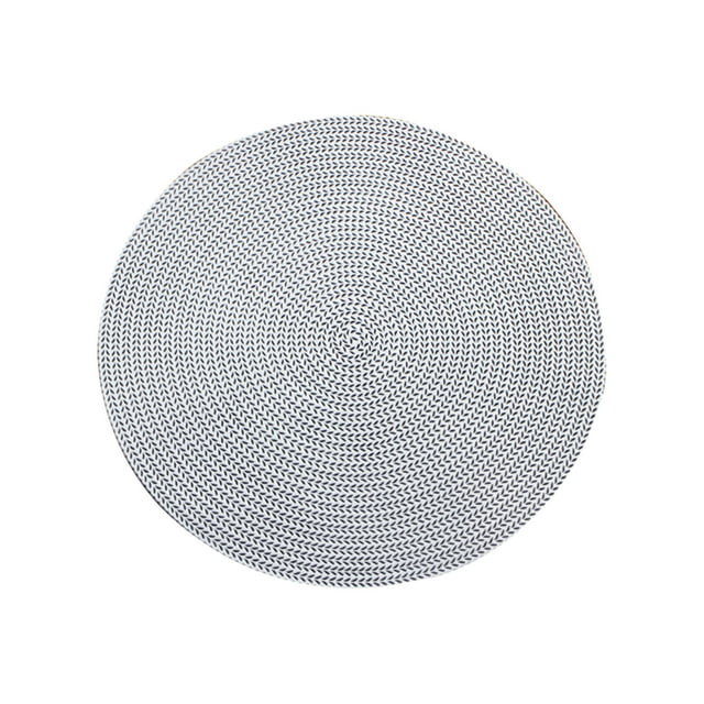 PVC Insulation Placemat 14.96 in x 14.96 in x 0.19 in – Gold or Silver Hollowed-Out Design, Non-Slip, Double-Thick, Reversible, Easy-Clean Kitchen Table Mat