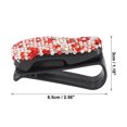 thumbnail image 3 of 4uds Gafas Soporte para Coche con Costoso ImitaciÃ³n Diamante Rojo Unique Bargains Gafas Colgador, 3 of 7