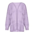 thumbnail image 6 of DDAPJ pyju Womens Crochet Cardigan Sweater Kimonos Boho Solid Color Oversized Summer Open Front Outwear, 6 of 8