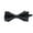 Dark Gray, variant on Black Men'S Double Layer Solid Polyester Bow Tie 2.36 Inch Width Formal Business Accessory Fashion Neckwear For Formal Business Wear Daily Use Parties