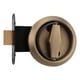 thumbnail image 1 of Puerta de acero inoxidable Perfecl con perilla giratoria bronce, 1 of 8