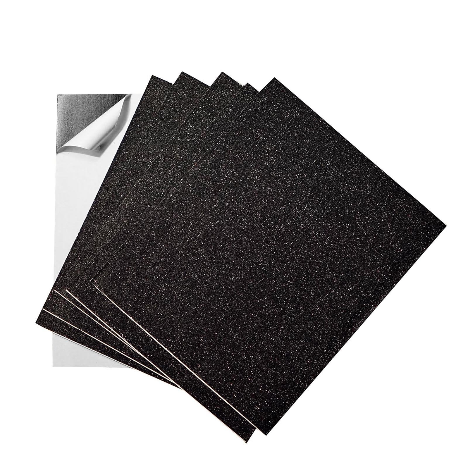 10 Pack | 12"x10" Self-Adhesive Glitter DIY Craft Foam  