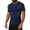 #0177-Navy, variant on Men's Compression Shirt Short Sleeve Breathable Functional Fitness Compression T-Shirts Running