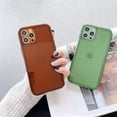 thumbnail image 2 of Clear Case for iPhone 11,Soft Silicone TPU Protective Retro Color Cover Slim Fit Gel Glossy Rubber Bumper Shockproof Case for iPhone 11 6.1＂-Green, 2 of 7