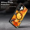 thumbnail image 4 of Designed For Samsung Galaxy S24 Ultra Magnetic Phone Case,Compatible with Mag-safe,Camouflage Print Back Design,Heavy Duty Shockproof Drop Protection,With Lens Ring Kickstand,Durable Phone Case,G, 4 of 5