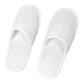 thumbnail image 5 of 3 Pairs Disposable Slippers, Closed Toe Spa Slippers White Non-Slip for Hotel, Travel, Guest, Home - Fits Up to US Men Size 10 & Women Size 11 (Regular), 5 of 7