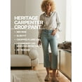 thumbnail image 6 of Lee® Women's Heritage Slim Fit Carpenter Crop Pant, 6 of 7