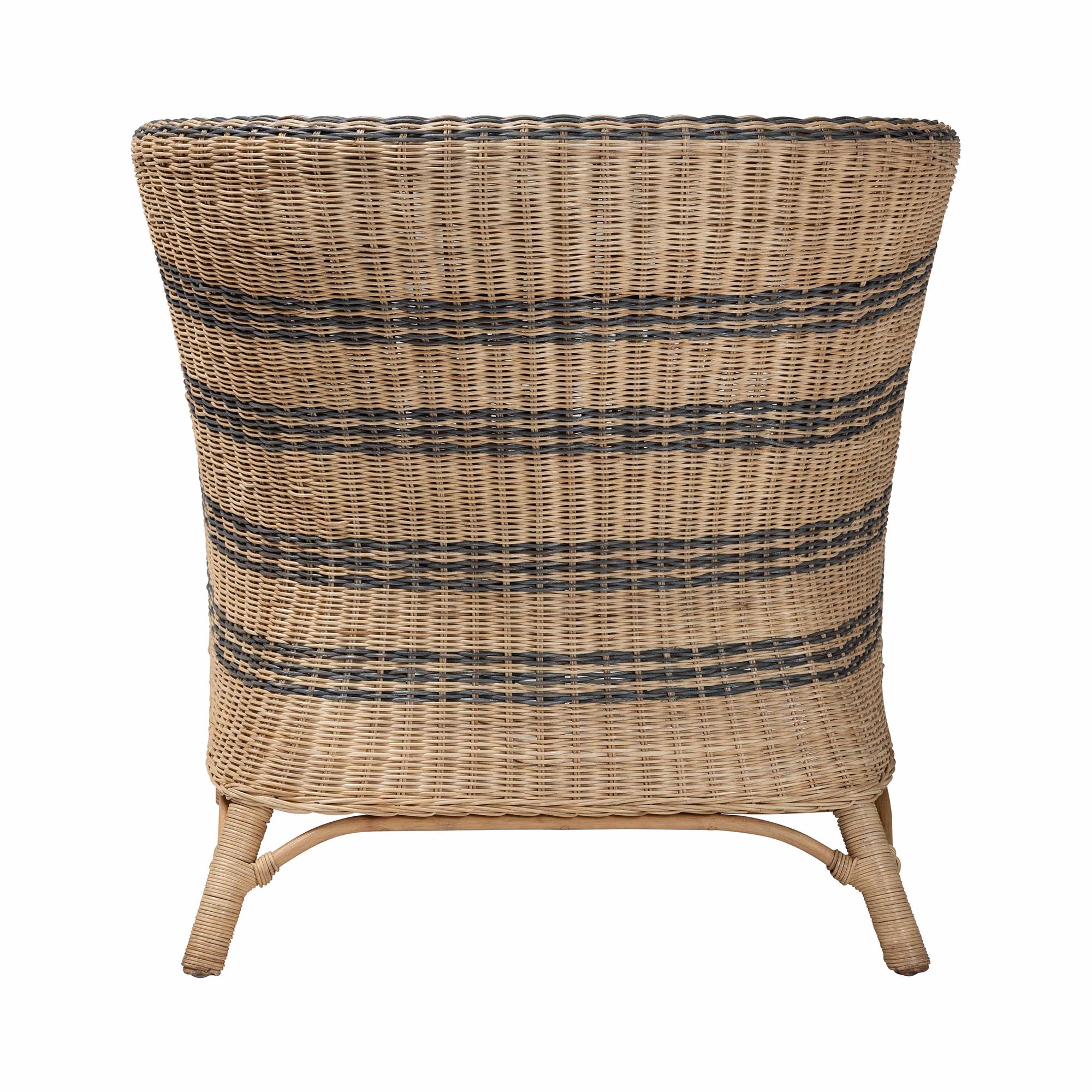 bali & pari Elda Boho Accent Chair, Natural Brown