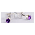 thumbnail image 4 of Claire's Girls Teen 2mm Multicolor Jewel Crystal Stud Earrings Set, Post Back, 12-Pack, 4 of 5