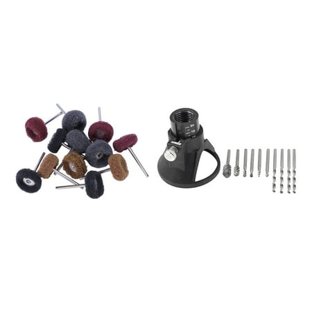 

1 Set Electric Hand Drill Power Tools Wood Milling Burrs Cutter Set & 12 Pcs Polish Wheel Buffer Abrasive Brush Head