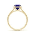 thumbnail image 2 of ANGARA Natural 1.45 ct Tanzanite Twist Rope Split Shank Ring in 14K Yellow Gold for Women (Size-7mm) | December Birthstone, Birthday, Anniversary, Jewelry Gift for Women | Natural Tanzanite Ring, 2 of 9