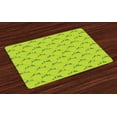thumbnail image 1 of Ambesonne Rural Place Mats Set of 4, Country House on Hills, Standard Size, Multicolor, 1 of 4