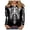 White, variant on Women's Graphic Print Tee, Crew Neck 3/4 Sleeve Top, Fall Shirt for Halloween Casual Wear