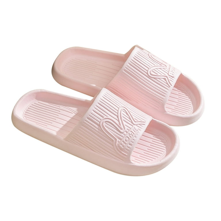 Summer Savings! Zpanxa Slippers for Women Mens Solid Color