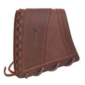 WAYNE'S DOG Leather Rifle Buttstock Canvas Recoil Pad Gun Stock Cover for Hunting Shooting