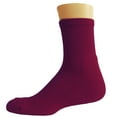 thumbnail image 5 of COUVER Cushioned Athletic Crew Socks 2 Pairs, Maroon, Large, 5 of 8