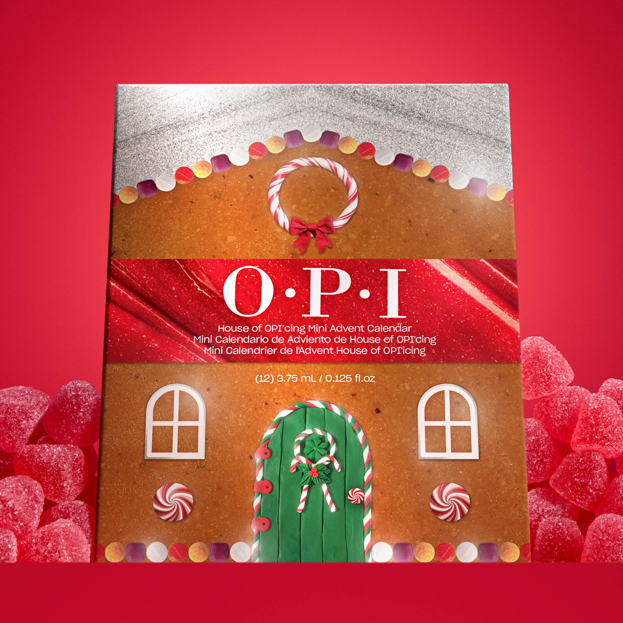 OPI Holiday 2025 Nail Lacquer 12PC Mini Nail Polish Set, 12 Pack Advent Calendar
