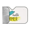 thumbnail image 2 of Bingfone Hello Summer Car Windshield Sunshade,Sun Foldable Sun Shield Sun Visor For Car - Small, 2 of 8