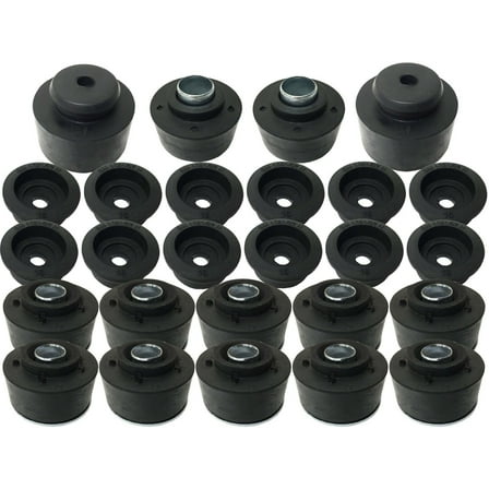 Auto Pro USA Body Mount OE Style Rubber Bushings Compatible with 1971-1976 Chevrolet Full Size BM1033
