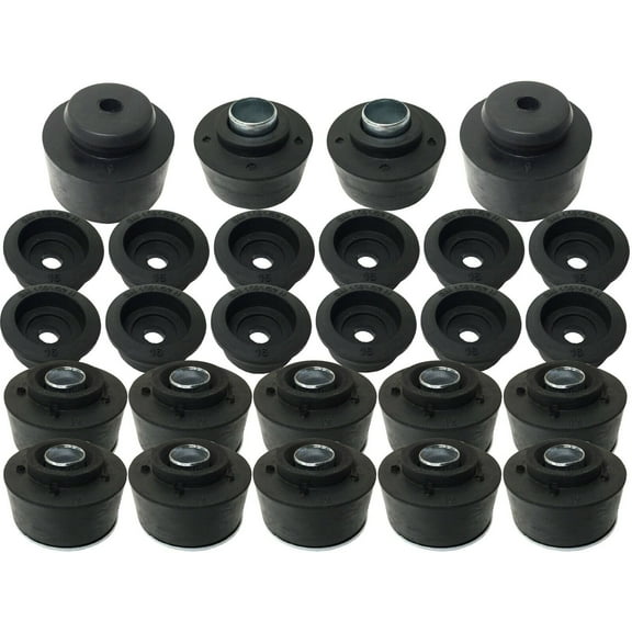 Auto Pro USA Body Mount OE Style Rubber Bushings Compatible with 1971-1976 Chevrolet Full Size BM1033
