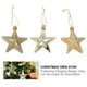 thumbnail image 4 of 18 piezas elegantes estrellas de cinco puntas árbol de Navidad decoración de estrellas decoraciones colgantes de Navidad, 4 of 7