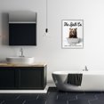 thumbnail image 3 of Stupell Industries Vintage Bath Ad Bear Animals & Insects Painting Gray Framed Art Print Wall Art, 24 x 30, 3 of 9