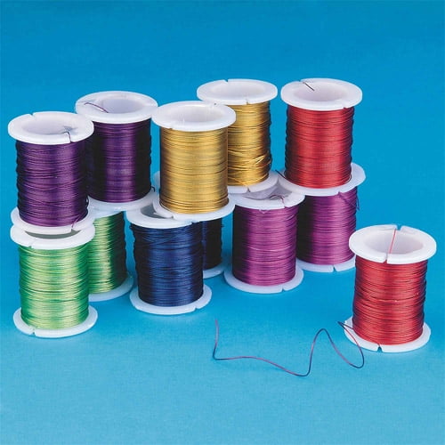 Metallic Colored Craft Wire, Pack of 12