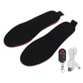 thumbnail image 3 of Heated Insoles, Three Adjustment Levels Sweat Wicking Shock Absorbing Heated Shoe Insoles  For Outdoor, 3 of 8