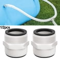 thumbnail image 4 of Pool Hose Adapter 1.5 inch For Intex For Coleman Pool Pump Hose 2 L-Ring Gaskets, 4 of 4