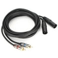 thumbnail image 3 of Cable de micrófono, JORINDO Cable de micrófono Cable de audio Dual XL Rto RCA Cable de audio Dual XL Rto Dual RCA Rendimiento empaquetado con energía, 3 of 8