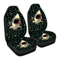 thumbnail image 7 of ZIATUBLE Sharks Fish Print Front Auto Seat Cover 2 Piece Soft Interior Vehicle Seat Protectors Easy to Install High Back Bucket Seat Covers Car Interior Accessories Universal Fit Cars Sedan SUV, 7 of 7