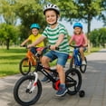 thumbnail image 2 of Anlibatt Kids Bike Boy Bicycle 16 inch for Children Age 4-6 Years Old Height 38-48 in Toddler Cycling Dual Hand Brakes Black Sport Outdoor Bikes, 2 of 8