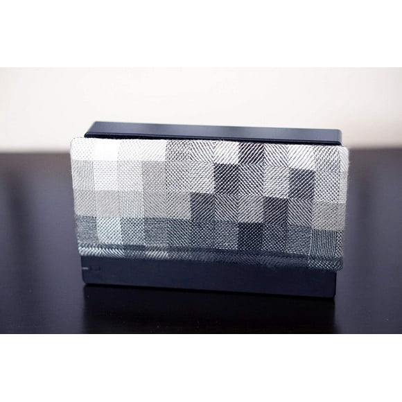 White Pixel - Padded Dock Sock Cover Made for Nintendo Switch