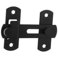 thumbnail image 1 of GOOHOCHY Lock Latch Negro Para Puerta Exterior Vintage Multipropósito Fácil Instalación Seguro, 1 of 8