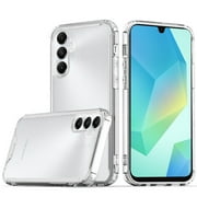 XPM for Samsung Galaxy A57 Phone Case, Clear Colored Shockproof Transparent Hard PC + Rubber TPU Hybrid Bumper Shell Slim Protective Cover for Samsung A57 (Clear)