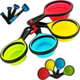 thumbnail image 1 of Tazas y Cucharas Medidoras Plegables CHIC FLIC RD ROYAL COOK De Silicona Juego De 8, 1 of 6