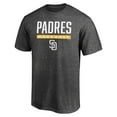 thumbnail image 2 of Men's Charcoal San Diego Padres Team Win Stripe T-Shirt, 2 of 3