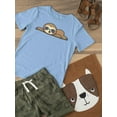thumbnail image 3 of Cute Baby Sloth Sleeping T-Shirt Toddler -Image by Shutterstock,  3 Toddler, 3 of 4