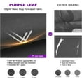 thumbnail image 5 of PURPLE LEAF Outdoor Retractable Pergola with Sun Shade Canopy 10' x 13' Patio Aluminum Pergola Shelter for Backyard Deck Garden Modern Metal Grape Trellis Pergola, Gray, 5 of 10