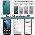 thumbnail image 2 of Allytechgroup Wallet Case for Samsung Galaxy S24 FE with Credit Card Holder, [RFID Blocking] [Camera Screen Protection] PU Leather Magnetic Clasp Kickstand Shockproof Protective Case, Blue, 2 of 11