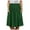 Green, variant on Riforla Skirts for Women Regular and Plus Size Skirt with Pockets Below The Knee Length Ruched Flowy Midi Skirt Women's Skirts Black XXXL