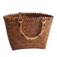 thumbnail image 3 of Segolike Women Handbag Summer Beach Bags Summer Handwoven Fashion with Handles Holiday Beach Casual Faux Rattan Basket Bag Clutch Bag 40x30cm, 3 of 8