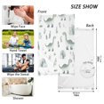 thumbnail image 6 of Yayeee 100% Cotton Hand Towels for Bathroom 16" x 28" Soft Absorbent Kitchen Towel, Green Dinosaur Pattern, 6 of 7