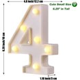 thumbnail image 1 of LED Marquee letter lights, 26 letters luminous letter logo, very suitable for night light wedding birthday party home ba, 1 of 2