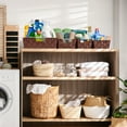 thumbnail image 2 of Sorbus Set of 9 Large Storage Baskets for Organizing, Mesh Hand-Woven Basket, Linen Closet Organizers and Storage, Organizer Storage Baskets for Shelves, Organizers and Storage (Chocolate), 2 of 7