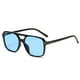thumbnail image 1 of Gafas de sol cuadradas en forma de T retras de moda de gafas de sol de doble haz, hechas de PC, 1 of 5