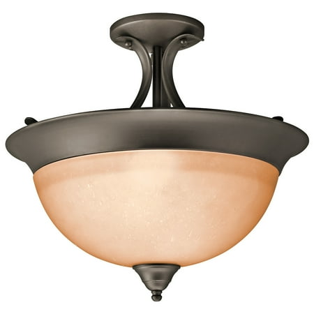 

Kichler 3623 Dover 3 Light 15 Semi-Flush Ceiling Light - Bronze