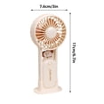 thumbnail image 3 of Weloille Cooling Cartoon Handheld Mini Fan with USB Charging Cable 1 Pc, Fun and Playful Design, Powerful Airflow for Instant Relief, for Kids and Adults Alike, 3 of 7